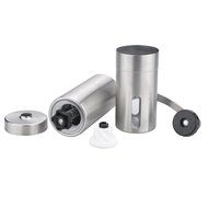 Leeko Manual Stainless Steel Portable Travel Coffee Grinder with Adjustable Ceramic Burr - Hand Crank Coffee Mill... N6