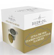 Premium Loose Tea Infuser - Extra Fine Mesh Stainless Steel Strainer - Multi Cup Filter with Coaster Drip Tray... N14