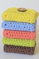 Cozy Coffee Mug - Crochet Coffee Mug Hug - Coffee Mug Cover N6