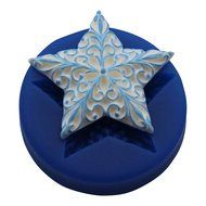 First Impressions Molds SE230 Silicone Mold, Filigree Star