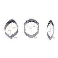 Sher FOUR-C Cymbidium Orchid Petal Flower Cutter, Cake Decorating Tools, Fondant Mold Cutter Cupcake Mold baking... N5