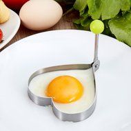 Fried egg mold (1 set with 2pcs , heart-shape and mickey shape) N4