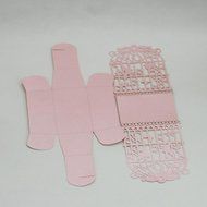 50PC Candy Box,Morecome Birdcage Flowers Laser Cut Favor Candy Box (Purple) N19
