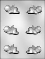CK Products 2-1/2-Inch 3-D Sleeping Angel Baby Chocolate Mold