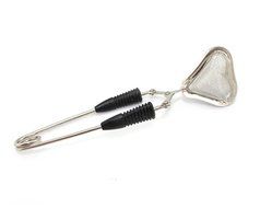Scheppend Cute Shape Stainless Steel Portable Tea Ball Strainers,1.6 inches,Pineapple N4