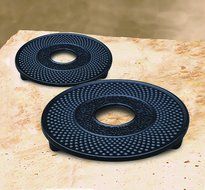 Old Dutch International Trivet (Set of 2), 5.3", Matte Black N2