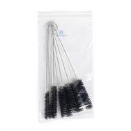 8 Inch Nylon Tube Brush Cleaning Set with Wire Loop Handle ( 10 pieces ) N5