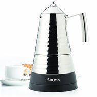 Aroma Housewares AEM-621SS Hot Moka X-Press Electric Moka Maker N5