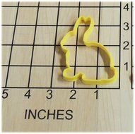 Easter Bunny Fondant Cookie Cutter #1101