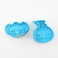 Y&amp;XL&amp;H 2016 New Cute Cartoon Animal 3D Biscuit Mold Coraline Cookie Cutters and Stamps N2