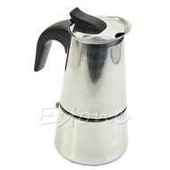 Hunulu Stainless Steel 2-Cup Latte Moka Espresso Pot Top Percolator Stove Coffee Maker N4