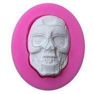 Everyshine 3D Silicone Fondant Cupcake Decorating Mold Craft Classical Figure Skull Shaped Clay Baking Cookie...