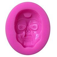 Everyshine 3D Silicone Fondant Cupcake Decorating Mold Craft Classical Figure Skull Shaped Clay Baking Cookie... N2