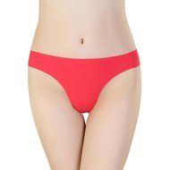Underswear Laimeng, Hot Women Invisible Underwear Thong Cotton Spandex Gas Seamless Crotch (Purple) N26