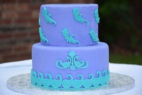Peacock/Paisley Fondant Mold N5