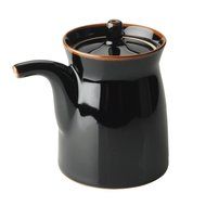 Hakusan pottery G type Soy sauce bottle Size L Black