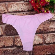 Underswear Laimeng, Hot Women Invisible Underwear Thong Cotton Spandex Gas Seamless Crotch (Purple) N31
