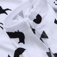 Clothes Set ,BeautyVan Newborn Infant Clothes Baby Boy Girl Tops Animals Print Romper Outfits Jumpsuit (24M, White) N5