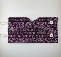 Coffee, Work, Wine Decor, French Press Cozy Cover, 8 cup, Insulated N5