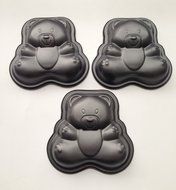 Yunko 3 Pack Nonstick Mini Pie Pans 5.1 inch Tarts,Tartlets,Cupcakes,Pies,Cheesecakes,Bread,Jelly,Pudding Mold... N15