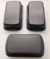 Yunko 3 Pack Nonstick Mini Pie Pans 5.1 inch Tarts,Tartlets,Cupcakes,Pies,Cheesecakes,Bread,Jelly,Pudding Mold... N16
