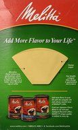 Melitta Cone Coffee Filters 40 Count #2 Natural Brown N2