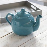 London Pottery 4 Cup Farmhouse Filter Teapot Aqua N2