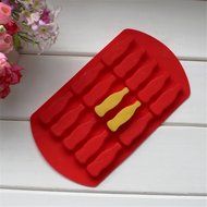 Yunko Bakeware 15 Cavity Cola Bottle Mold Silicone Ice Cube Mold Candy Chocolate Mold N3