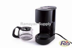 Coffee Maker "Pavy" 4-cup Black [1hr Auto Shut-off, Auto Pause'n serve-120v/60hz/600w, With glass Carafe anti-drip...