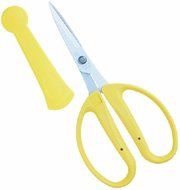 Flower Scissors yellow CRI-360SFY by CHIKAMASA