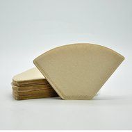 Huayoung Natural Paper Thick Coffee Filter 102 Coffee Filter 100 Count Disposable Coffee Filters (100)
