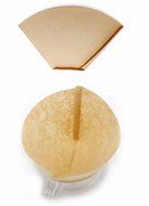 Huayoung Natural Paper Thick Coffee Filter 102 Coffee Filter 100 Count Disposable Coffee Filters (100) N2