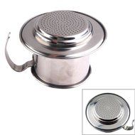 Hanperal Coffee Maker Pot，Silver Stainless Steel Vietnamese Drip Coffee Filter Maker Single Cup Strainer N2