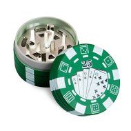 Formax420 Zinc Alloy Poker Tobacco Grinder 3 Piece Random Color N2