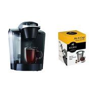 Keurig K55 Coffee Maker, Black and Keurig 5048 My K-Cup Reusable Coffee Filter - Old Model Bundle