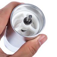 Adjustable Aluminum Ceramic Hand Crank Manual Coffee Grinder Bean Portable Mill N6