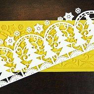 Winter Forest Silicone Lace Mat by Chef Alan Tetreault N2