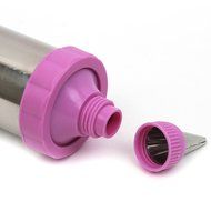 6-Piece Pink Cake Decorating Kit Include 1PCS Icing Piping Syringe 4PCS Stainless Steel Pastry Tips Nozzles 1PCS... N8