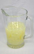 New! Fake Decorative Pitcher Filled w/ Iced Lemonade