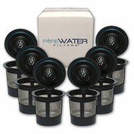6 X Solo Coffee Pod Filters Coffee Tea Filter Cup Set for Keurig - Reusable Single Cup Coffee Filter (Black)