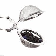 Tea Infuser Ball Snap Mesh Loose Leaf Herbs Strainer Reusable Steel Secure N3