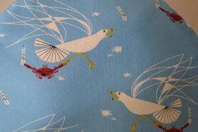 Seagulls and Crabs Artisanal Insulated Tea Cozy - Organic Eco Friendly Cotton - 4 Sizes N3