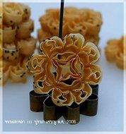 1 X Thai Small Flower Dok Jok Mold Maker 2.5" Brass Authentic, Dok Jik Dessert Sweet Baking Mold N3