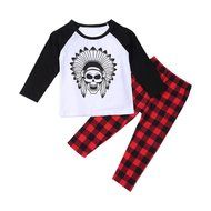 Clothes Set ,BeautyVan 1Set Infant Toddler Baby Boys Printed T-shirt Tops+Pants Outfits Clothes (12M, White) N4