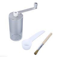Adjustable Aluminum Ceramic Hand Crank Manual Coffee Grinder Bean Portable Mill N8