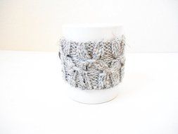 Knit Coffee Mug Cozy, Cup Sleeve, Mug Sweater N9