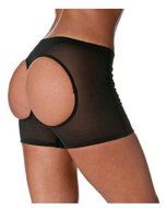 FAHOME (TM) Girdle Butt Lifter Boy Shorts Enhancer Shapewear Panty (M, black) N6