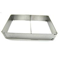 Baking Molds Stainless Adjustable Size Mousse Expandable Split Pastry Cake Ring Fondant Baking Mould N2