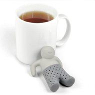 Huayoung 3-pcs Cute Lilliput-shaped Silicone Tea Filters (Grey) N5
