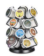 Java Concepts&reg; Universal K-Cup Deluxe Steel Carousel, Keurig 1.0, 2.0 &amp; iCoffee, Black N2